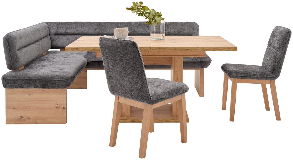 Eckbank Anthrazit Beluna Ii 170x212 Cm - Eichefarben/Anthrazit, KONVENTIONELL, Holz/Textil (170/212cm) - James Wood