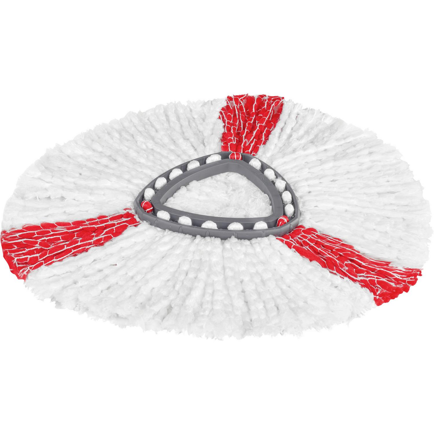 Vileda Wischbezug Easy Wring Mocio Turbo Bezug Rot, Weiß 4x30x20 cm