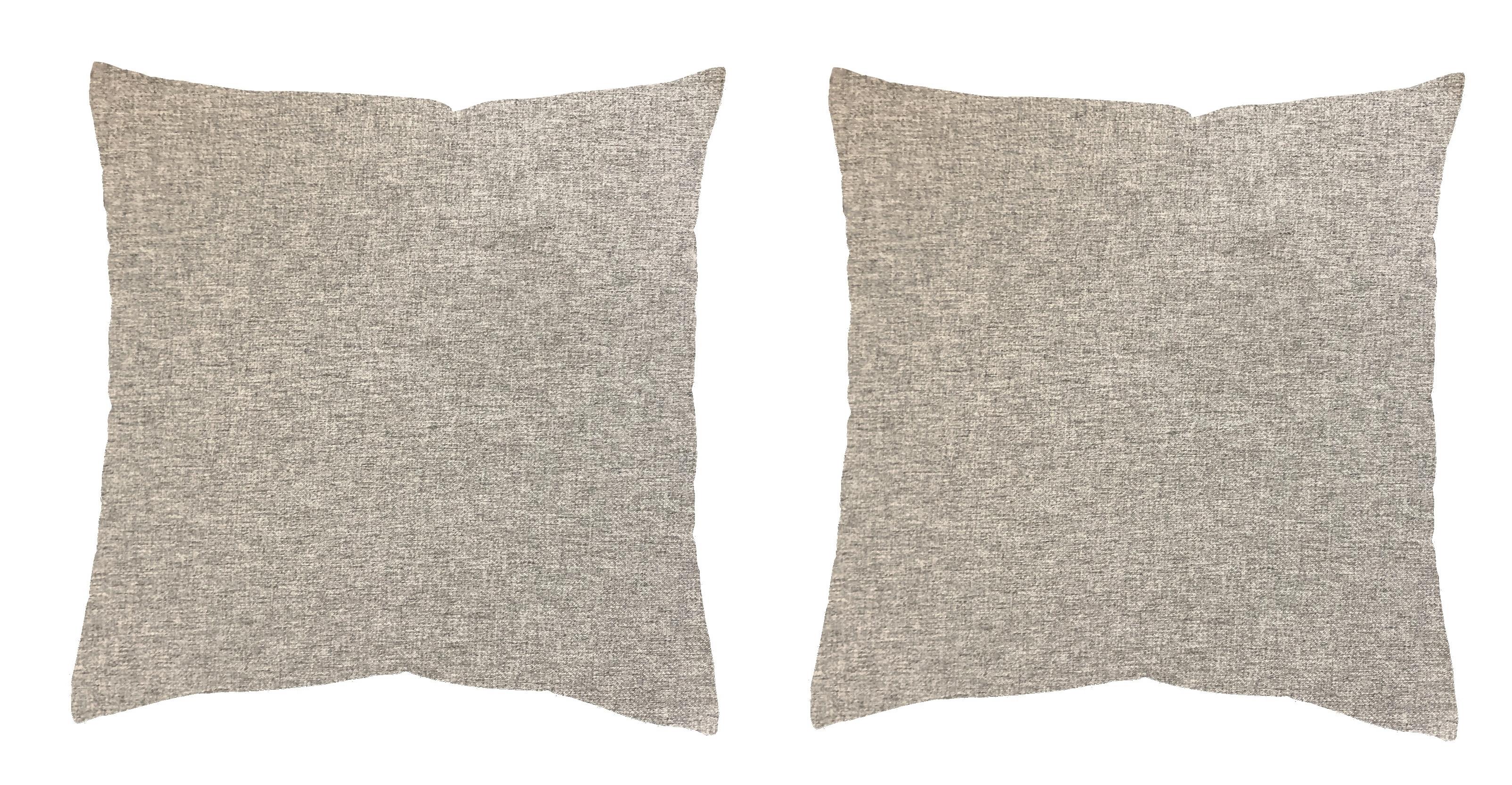Kissenhüllen-set Lucio - Grau, Basics, Textil (40/40cm)
