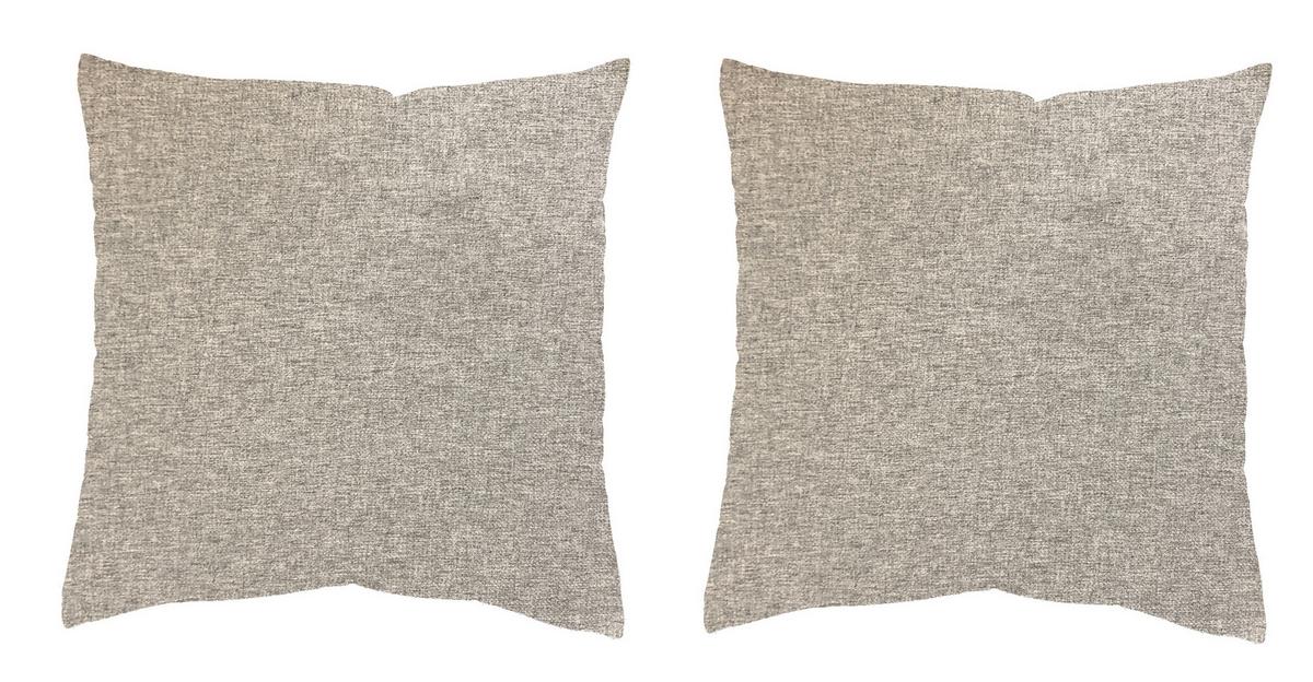 Kissenhüllen-Set Lucio - Grau, Basics, Textil (40/40cm)