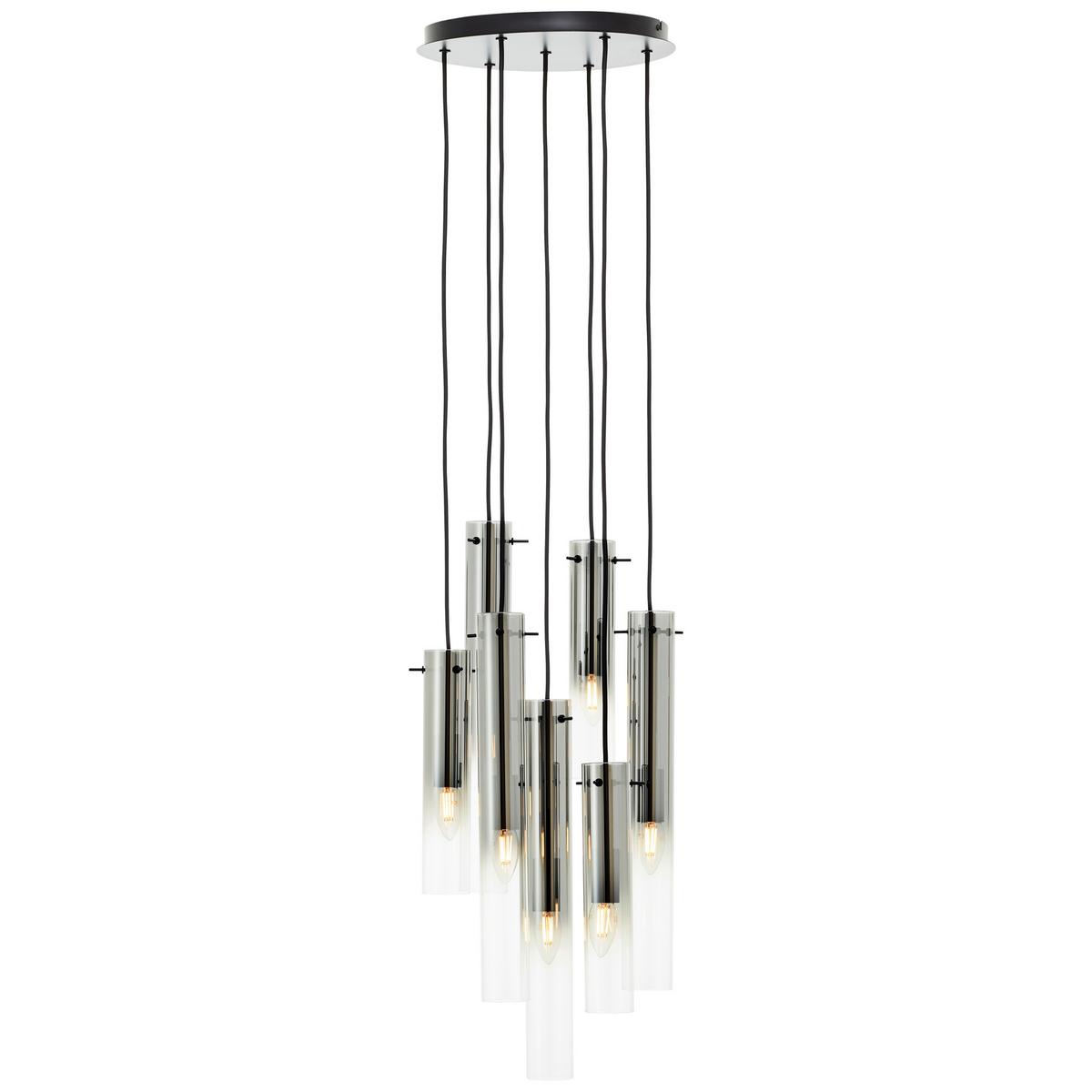Hängeleuchte 99213/06 Glasini - Schwarz/Grau, Design, Glas/Metall (32/199cm) - Brilliant