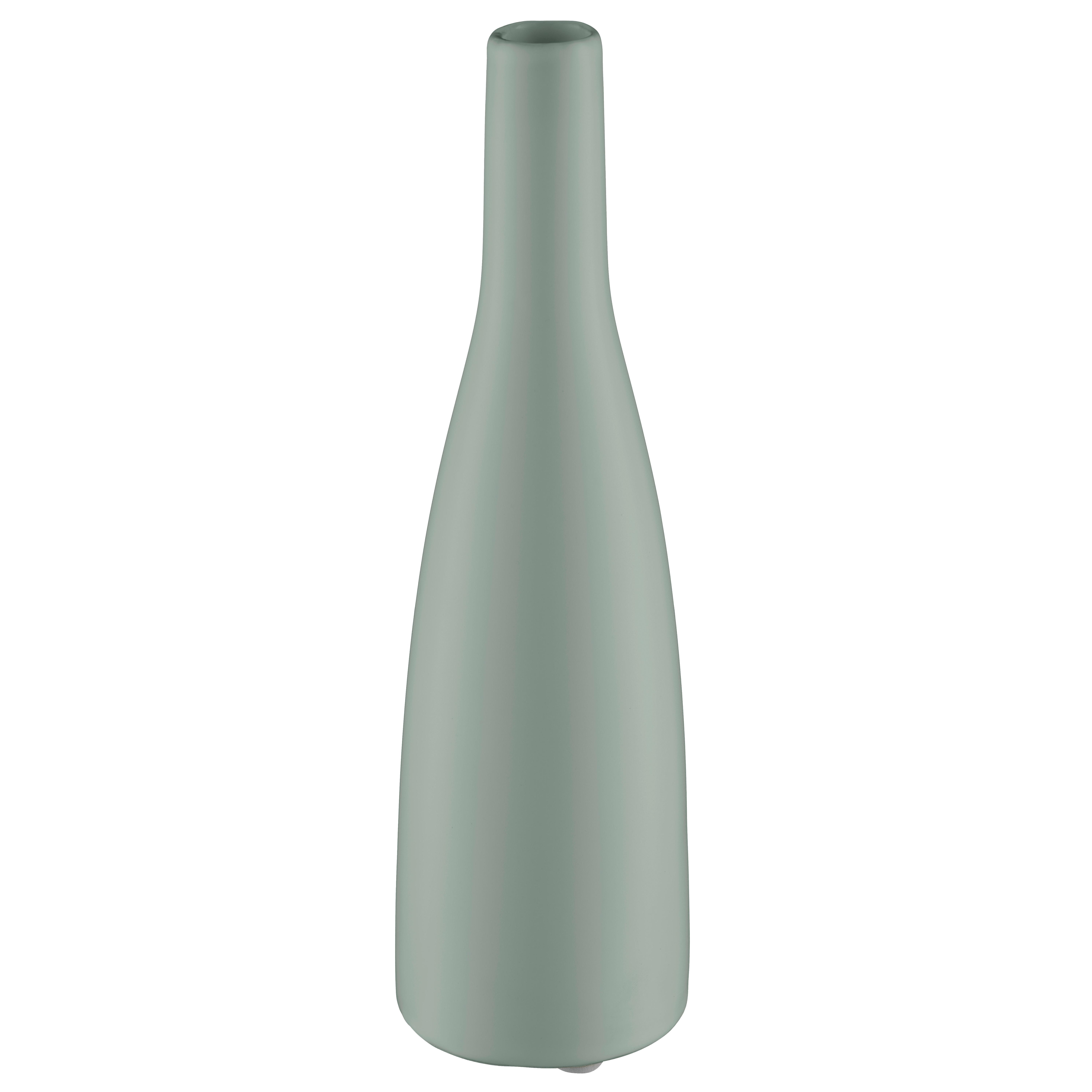 Dekorační váza PLANICO II - zelená, Moderní, keramika (20,5cm) - Mömax
