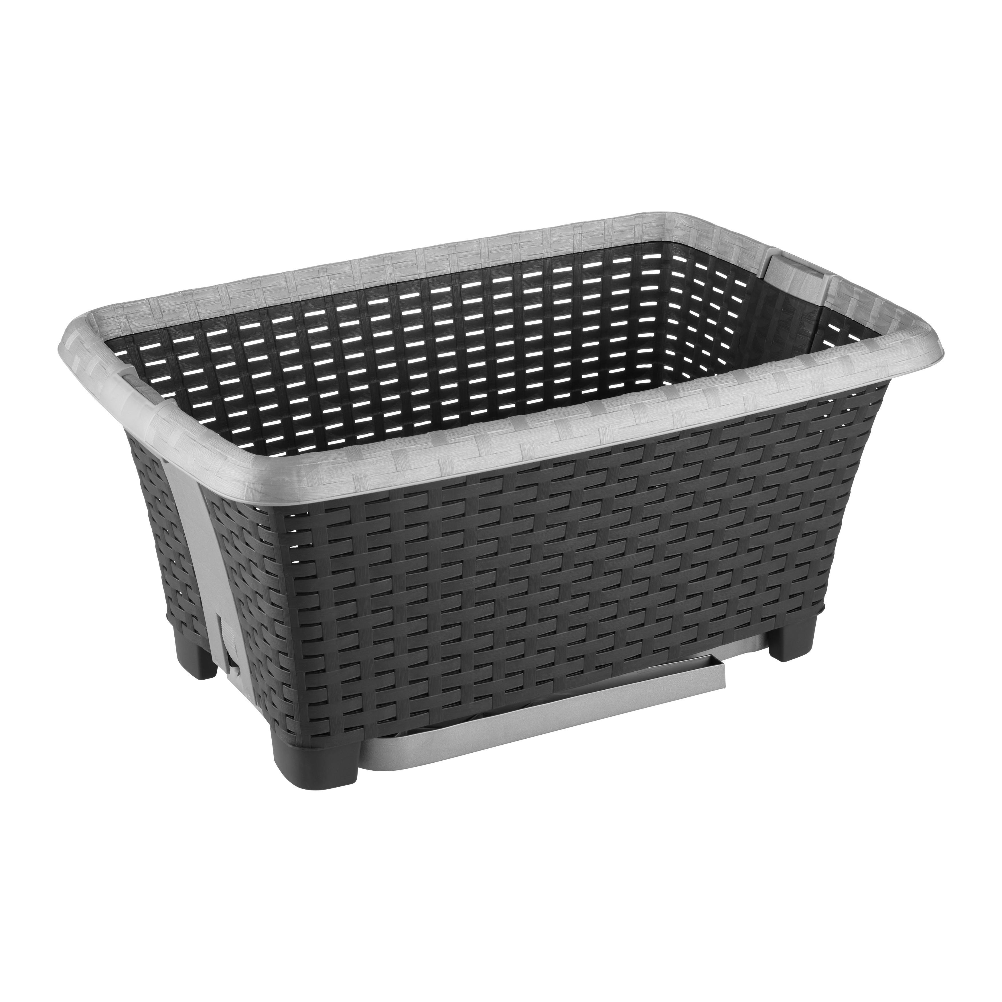 Koš na prádlo ANNA - pastelově modrá, Konvenční, textil (60/40/60cm) - Mömax