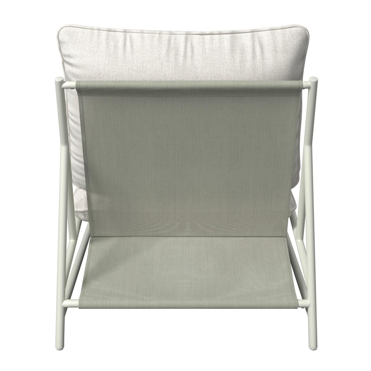 Loungesessel Malis - Beige, MODERN, Textil/Metall (70/76/87cm) - Beldano