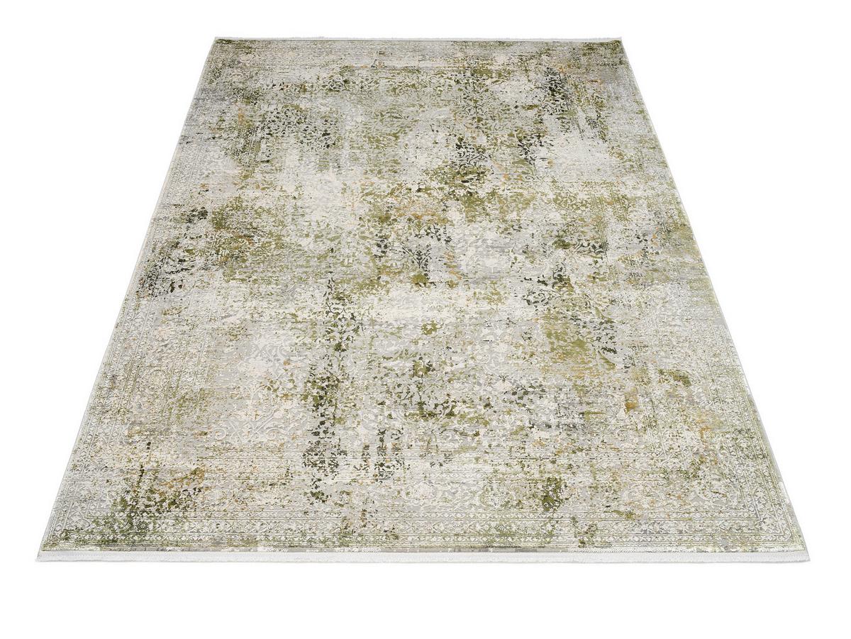 Webteppich Avignon Grau/Grün 140x200 cm - Grau/Grün, Design, Textil (140/200cm) - Dieter Knoll