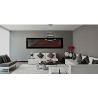 Hängeleuchte Ralph H: 120 cm 1-Flammig, Memory-Funktion - Opal/Schwarz, Basics, Kunststoff/Metall (51/120cm) - Globo