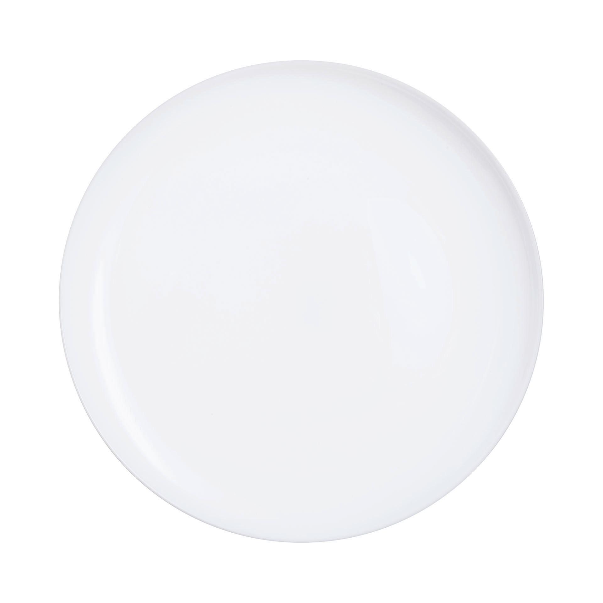 Talíř Na Pizzu Brigitte - bílá, Konvenční, sklo (32/2,4cm)