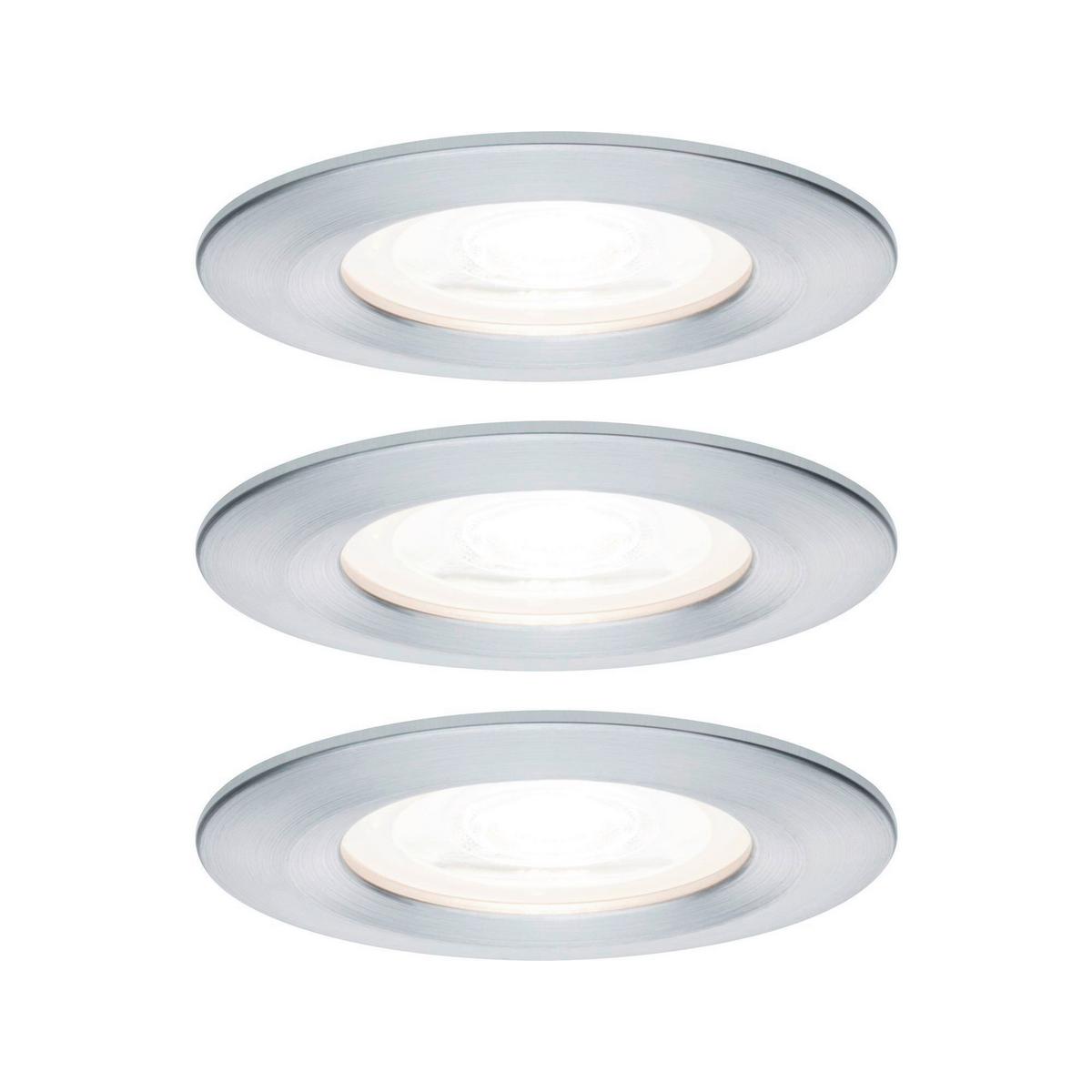 Deckenleuchte 3er-Set Ø 7,8 cm 3-Flammig, Rund - Basics (7,8cm) - Paulmann