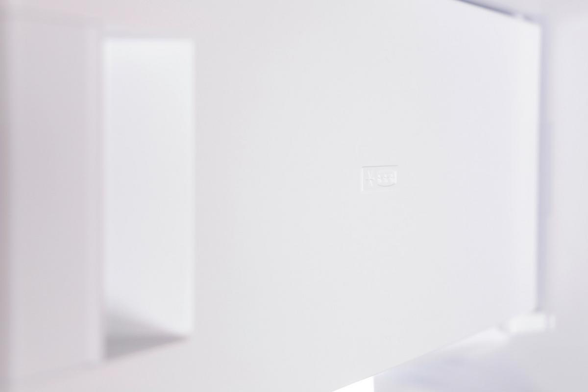 Kühlschrank Respekta Karlsson Weiß B: 54cm - Weiß, Basics, Glas/Metall (54/87,5/54,5cm) - Respekta