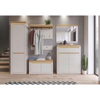 Garderobe Naxxar Eichefarben/kaschmir 247,6 Cm - Kaschmir/Eichefarben, Trend, Holzwerkstoff (247,6/204,7/34,6cm)