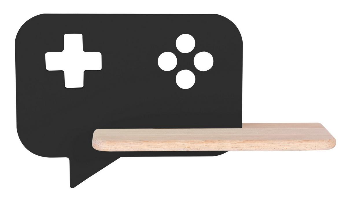 Kinderwandleuchte 21-75628 Console - Schwarz, Basics, Holz/Holzwerkstoff (36/12/20cm)