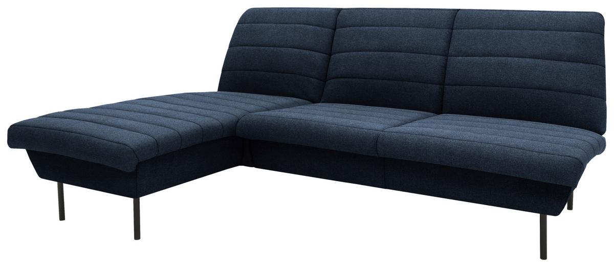 Ecksofa Looks Ix - Blau/Schwarz, Design, Textil (168/214cm) - LOOKS by W.Joop