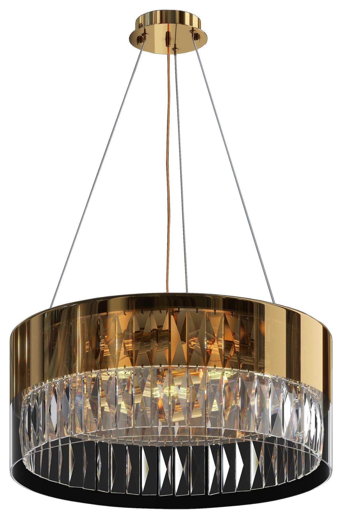 Pendelleuchte Wonderland - Goldfarben, Basics, Glas/Metall (50/20,5/50cm) - MAYTONI