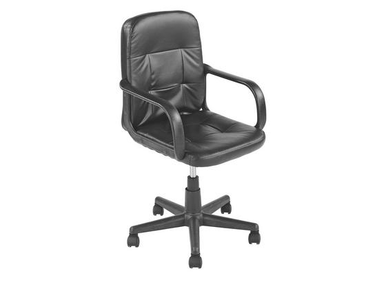 Otočná Stolička Nobi - čierna, Moderný, umelá hmota/kov (54/84-96/58cm) Otočná Stolička Nobi - čierna, Moderný, umelá hmota/kov (54/84-96/58cm)