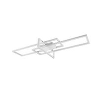 Led-deckenleuchte Salinas L: 100 Cm Rechteckig - Weiß, Design, Metall (100/11/40cm) - Trio Leuchten