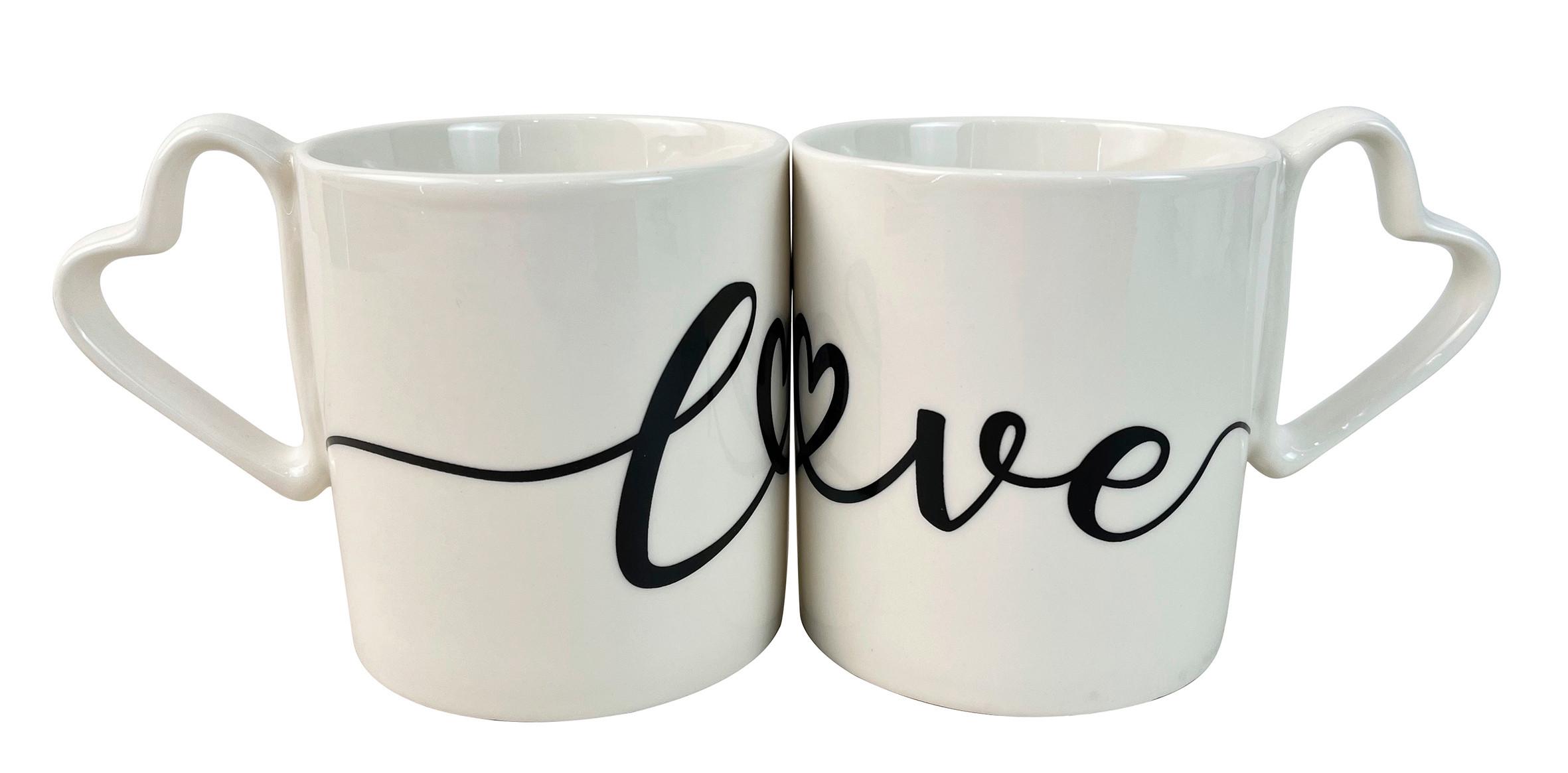 Tassenset Cornelius - Schwarz/Weiß, Basics, Keramik - James Wood