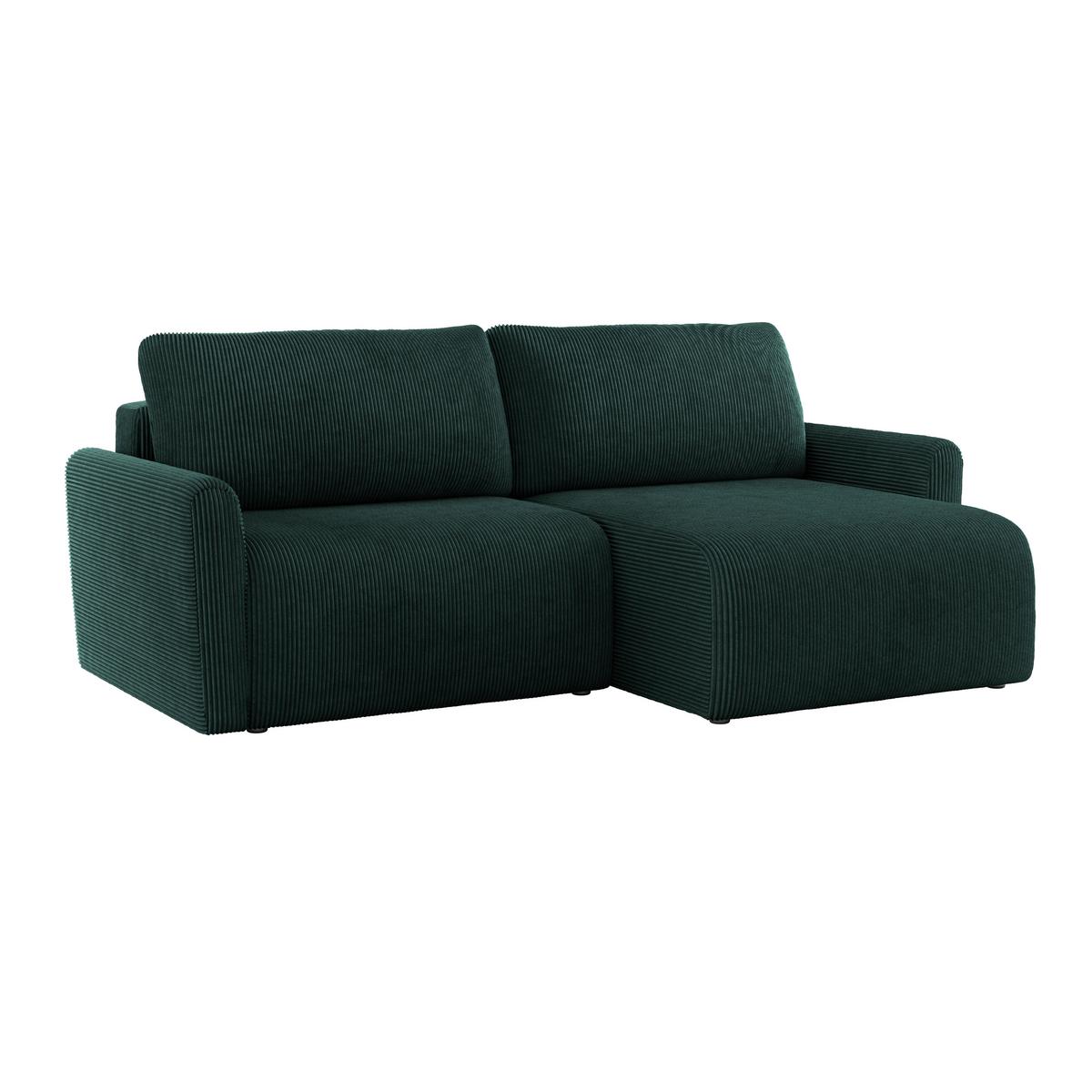 Ecksofa Josh Dunkelgrün S: 229x146 Cm - Dunkelgrün, Trend, Textil (229/146cm)