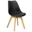 Stuhl-Set Woody 4-Er Set Schwarz - Schwarz/Naturfarben, MODERN, Holz/Kunststoff (48/83/48cm) - Livetastic Stuhl-Set Woody 4-Er Set Schwarz - Schwarz/Naturfarben, MODERN, Holz/Kunststoff (48/83/48cm) - Livetastic