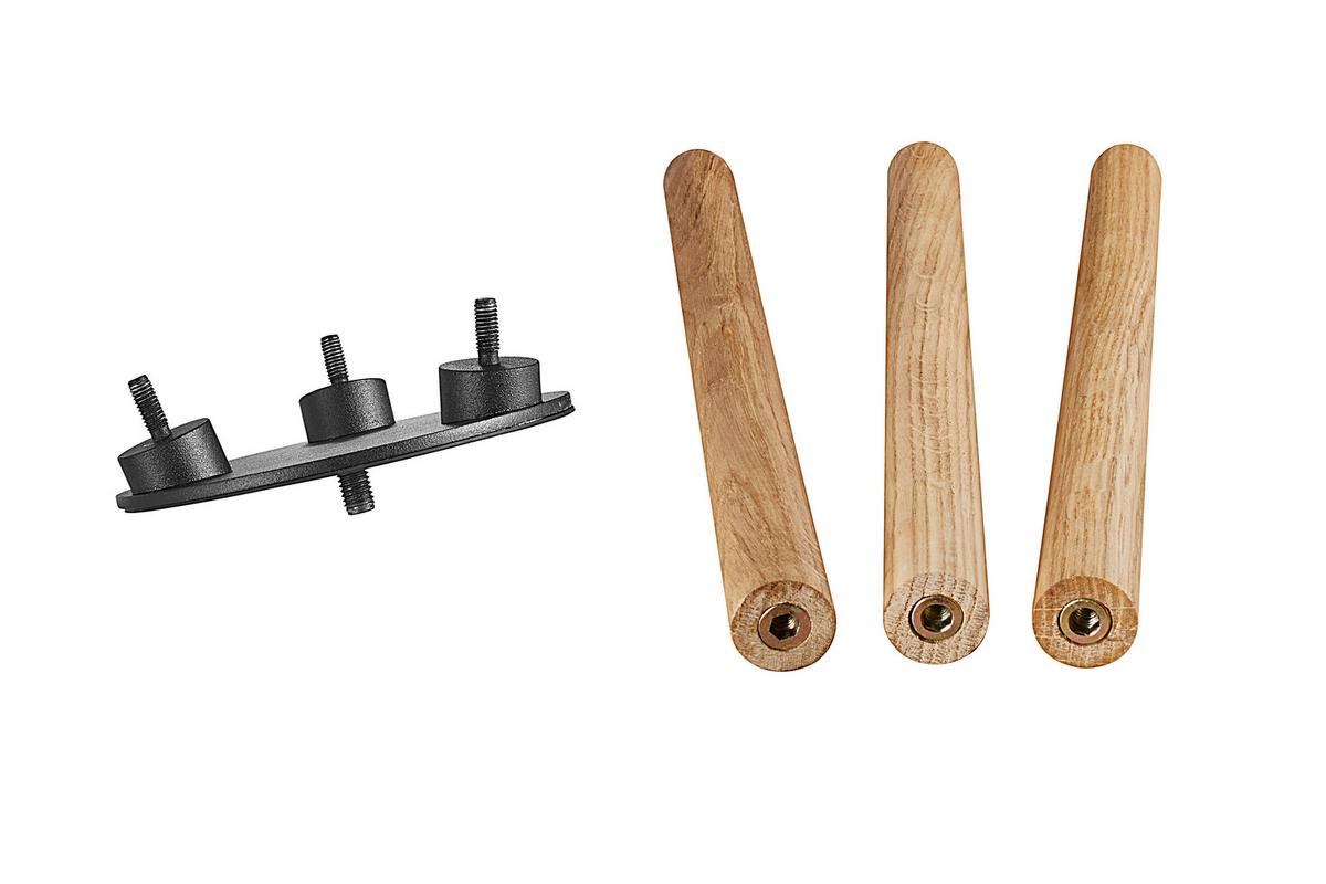 Außenleuchte Kettle Schwarz D: 2,4 cm - Schwarz, Natur, Metall (2,4/34,4cm) - Nordlux