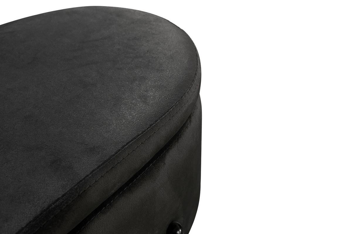 Sitzbank Nova Schwarz B: 95 cm - Schwarz, Design, Textil/Metall (95/42/37,5cm) - MID.YOU