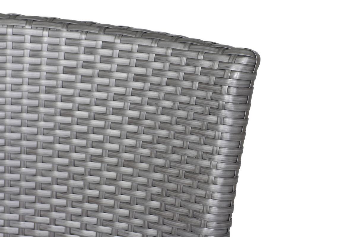 Stapelsessel 120113 - Grau, MODERN, Kunststoff/Metall (56/83/60cm) - Siena Garden