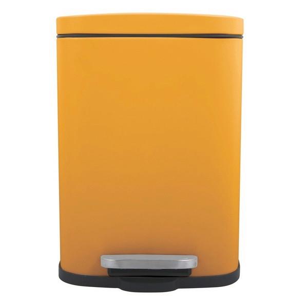 TRETEIMER AKIRA 5l Orange matt - Schwarz/Orange, Basics, Kunststoff/Metall (21,4/17,6/30cm)