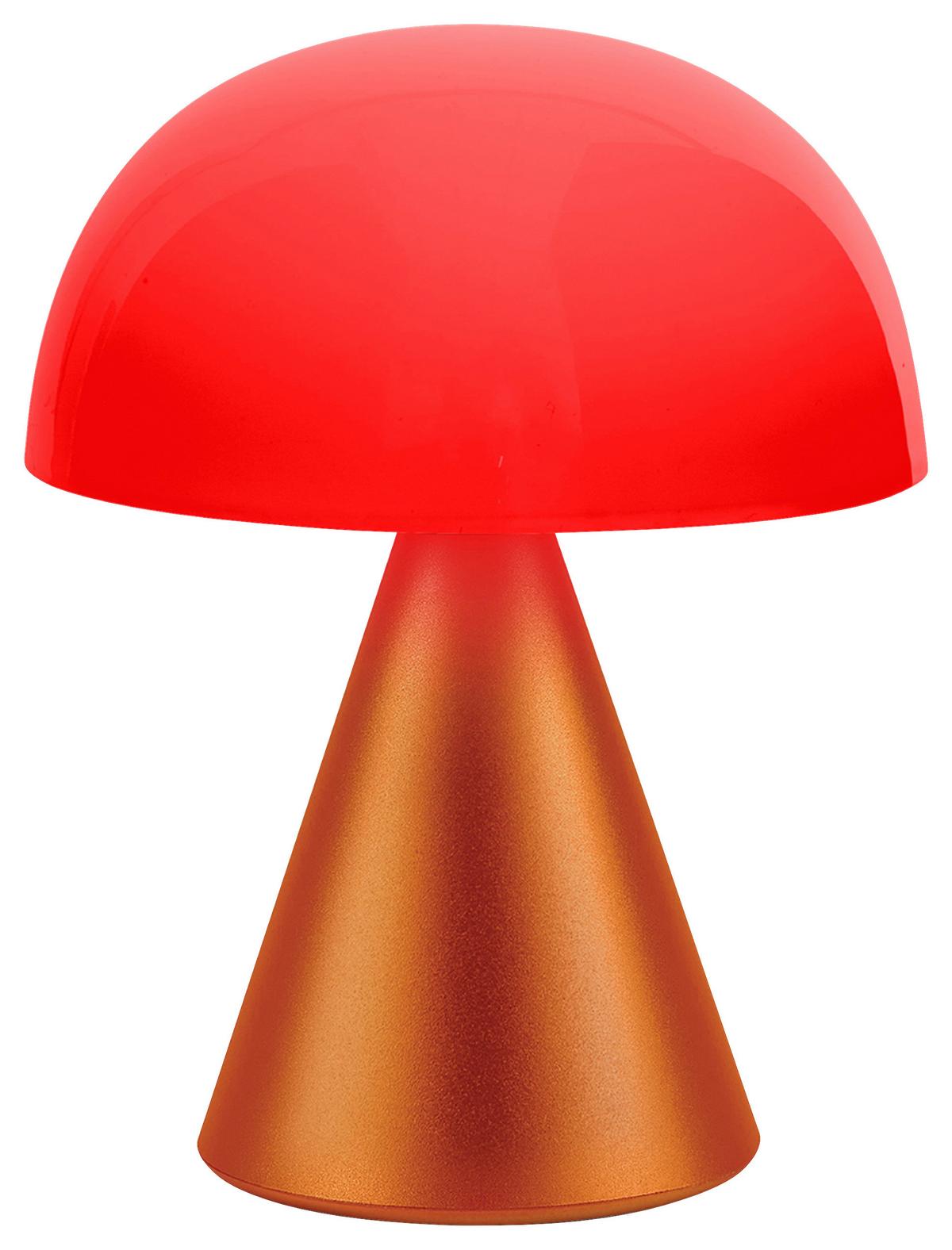 Akku-tischleuchte Lexon Mina L - Orange, Design, Kunststoff/Metall (14/17/14cm)