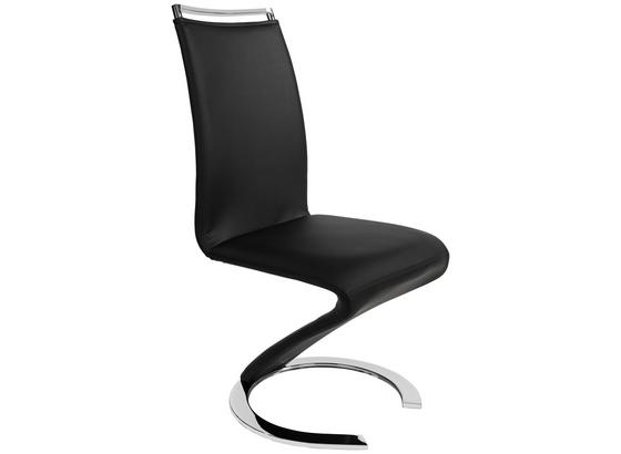 Schwingstuhl Virage - Chromfarben/Schwarz, MODERN, Textil/Metall (44,5/99,5/61,5cm) Schwingstuhl Virage - Chromfarben/Schwarz, MODERN, Textil/Metall (44,5/99,5/61,5cm)