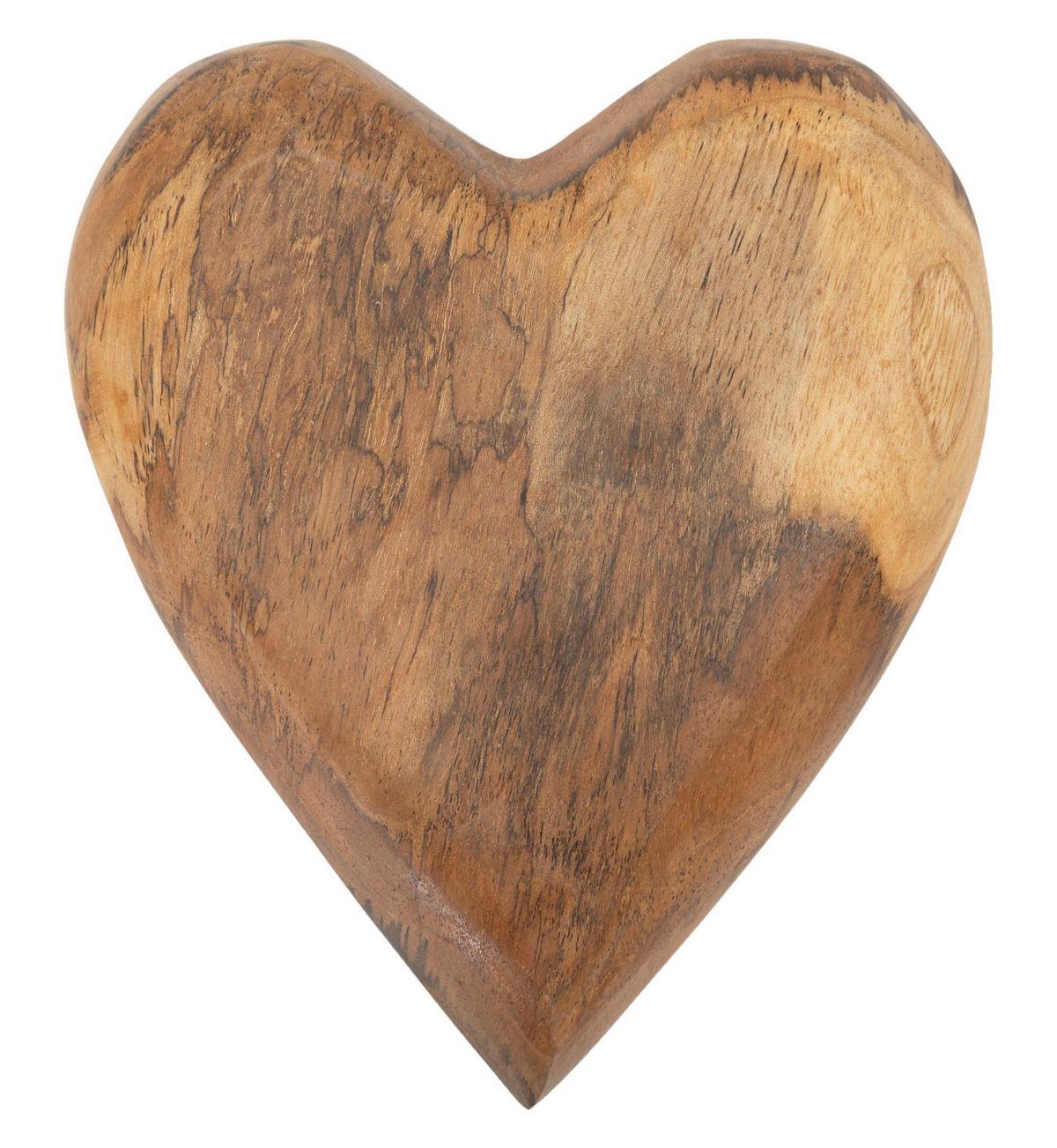 Skulptur Haki Teak, Braun B: 14 cm - Braun, Basics, Holz (14/4.5/16cm)