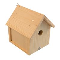 Vogelhaus Nistkasten-Bausatz Robin - Multicolor/Naturfarben, Basics, Holz (17/19/18cm)