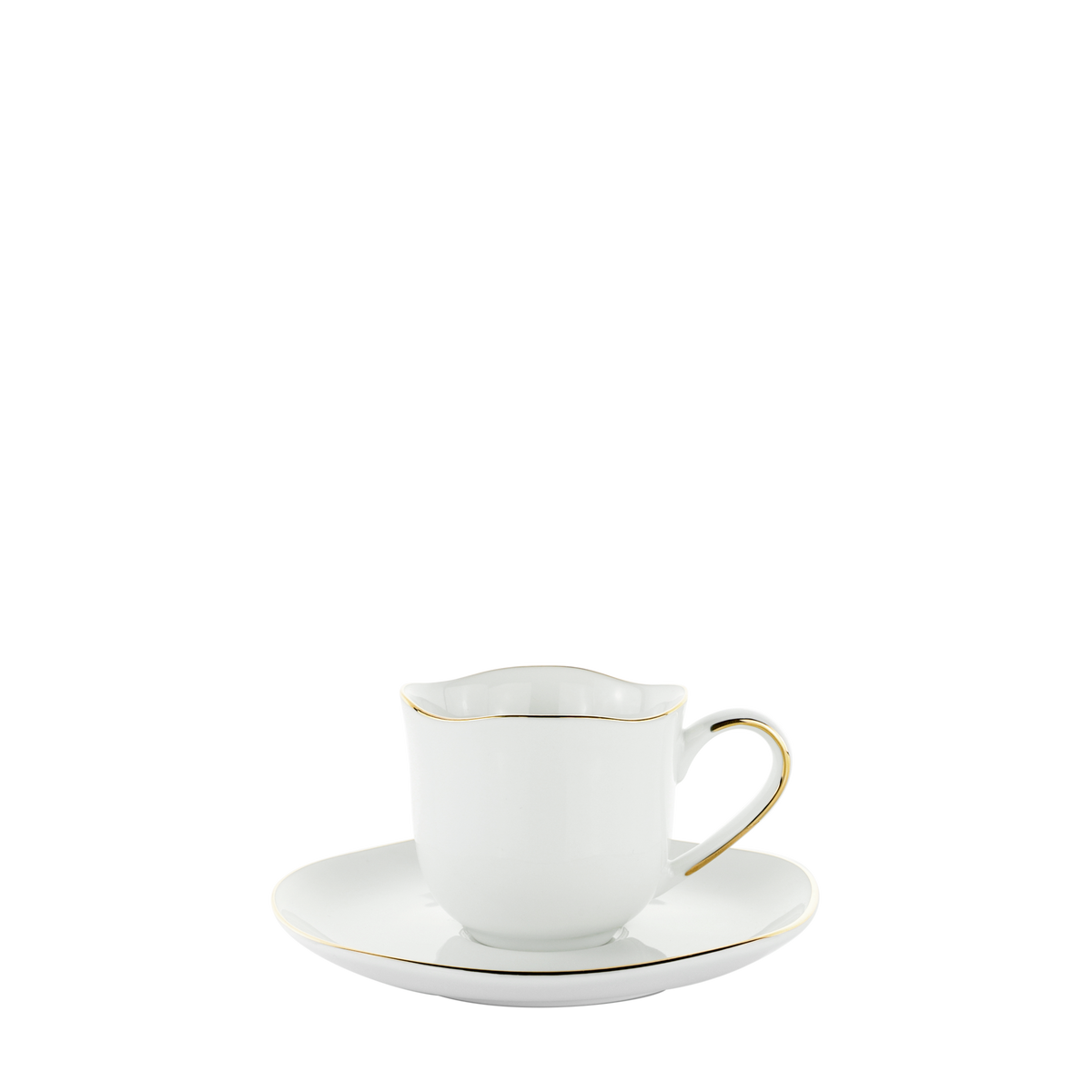ŠÁLEK A PODŠÁLEK NA ESPRESSO ONIX - bílá, Moderní, keramika - Mömax