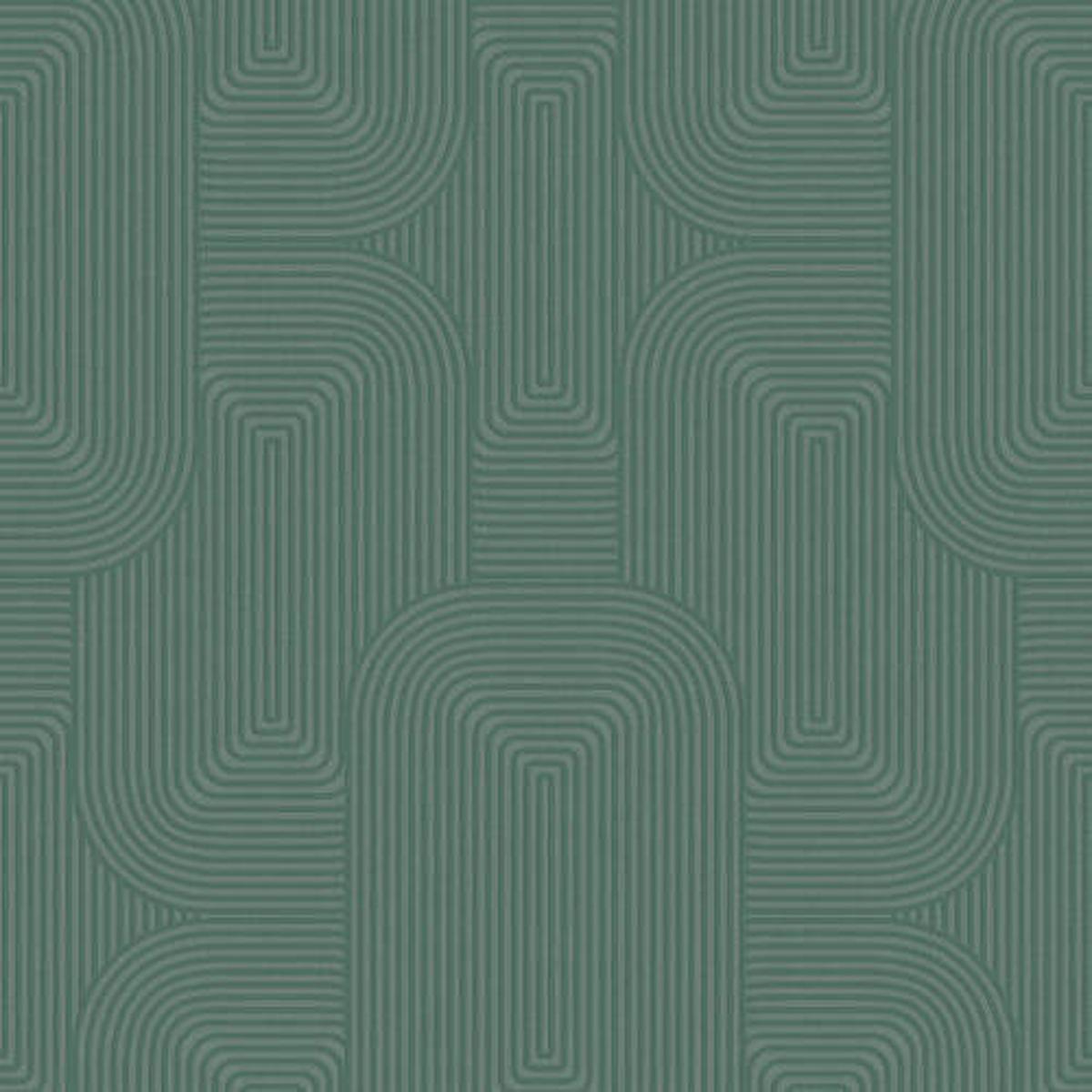 Vliestapete 118136 - Grün, Basics, Papier/Kunststoff (52/1005cm)