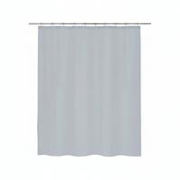 Duschvorhang in Grau 180x200 cm - Grau, Basics, Textil (180/200cm) - Spirella