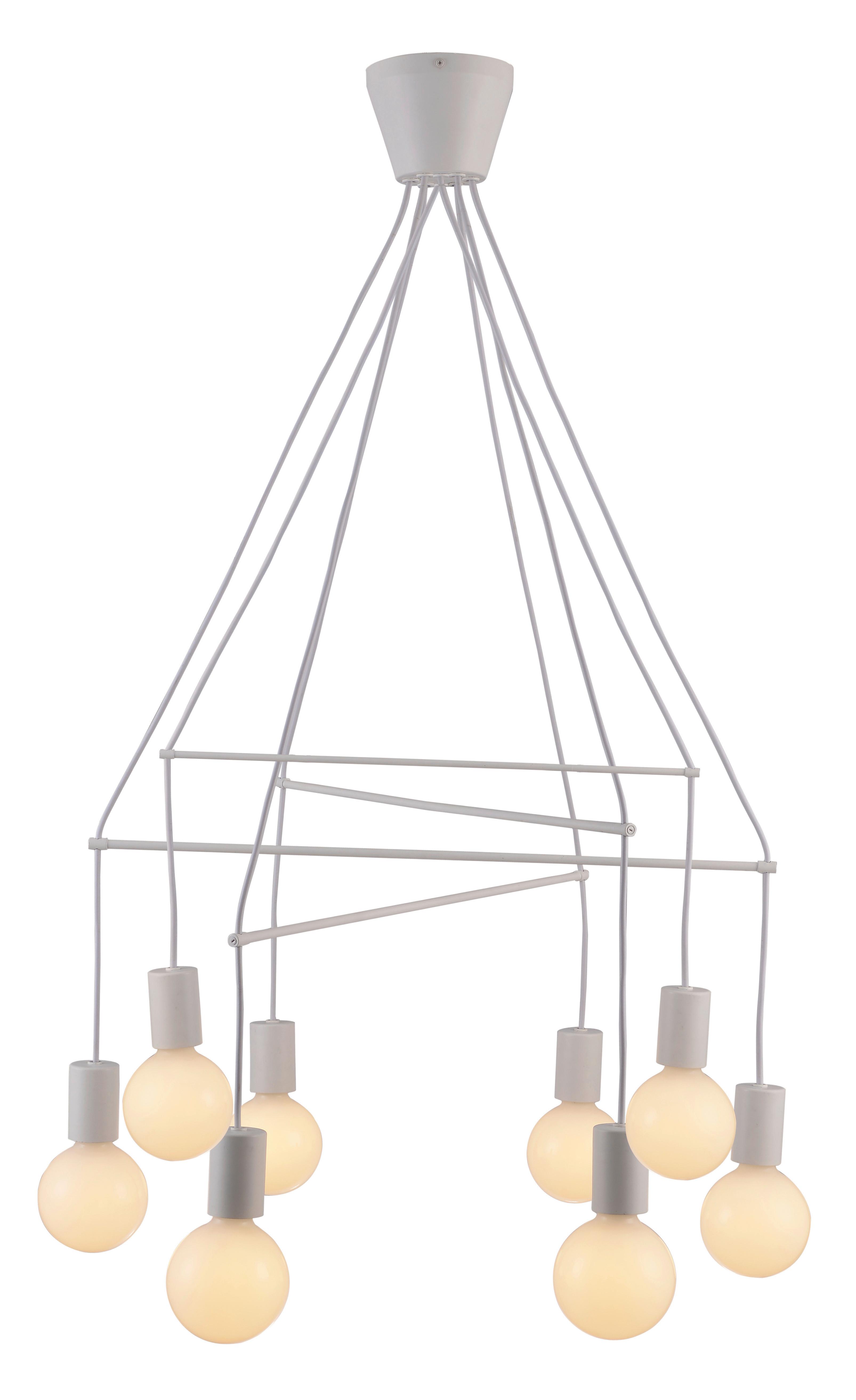 PENDELLEUCHTE 34-70944  ALTO - Weiß, Design, Metall (82/82/95cm)