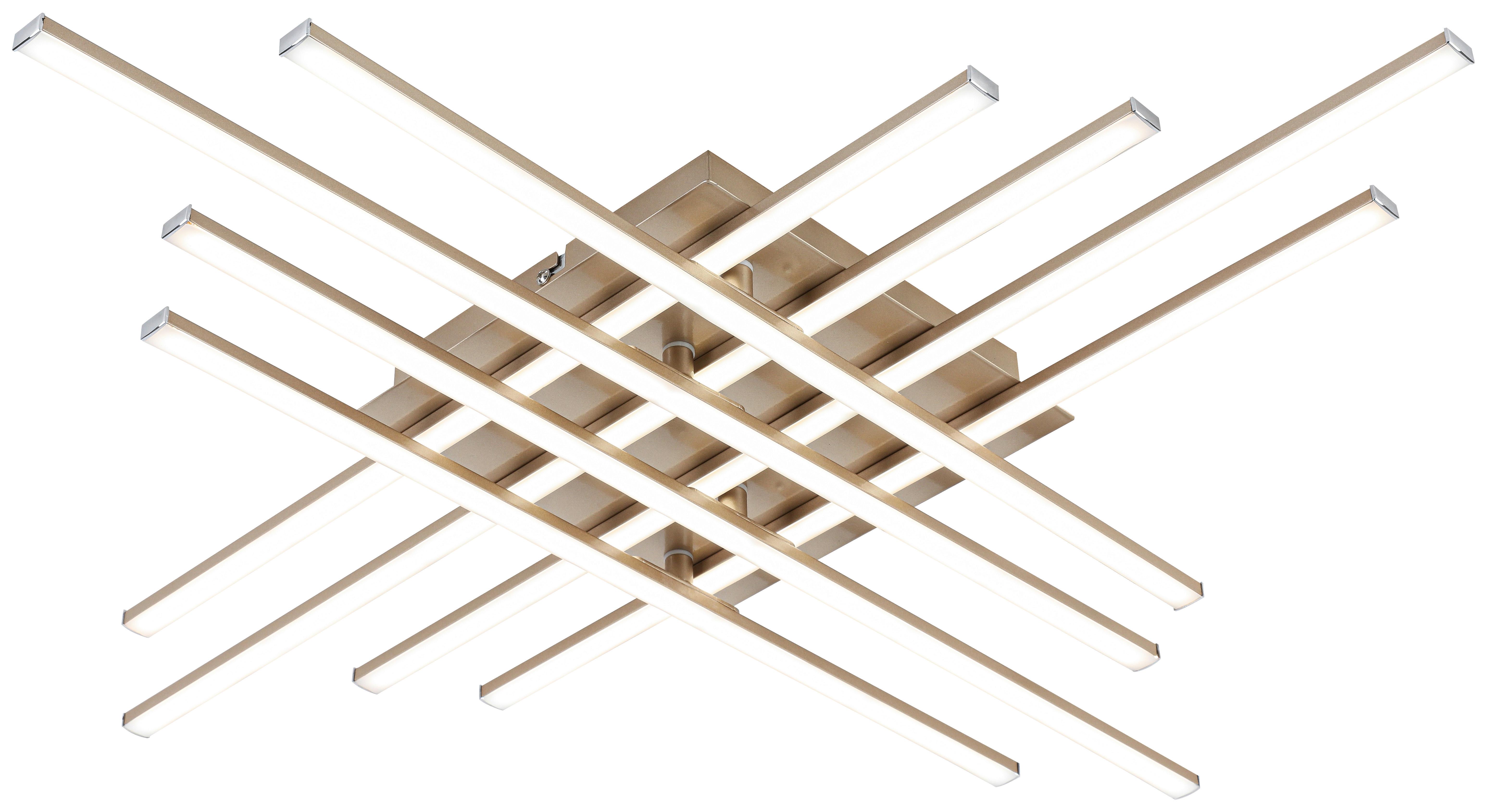 LED-DECKENLEUCHTE CRISTINA - Cappuccino, Basics, Kunststoff/Metall (71/71/7cm) - Luca Bessoni