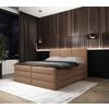 Boxspringbett Mit Topper & Bettkasten 180x200 Castel V - Terracotta/Schwarz, MODERN, Holz/Holzwerkstoff (180/200cm) - MID.YOU