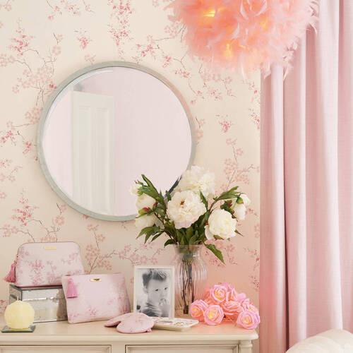 Vliestapete 113388 - Pink/Beige, Basics, Papier/Kunststoff (52/1000cm)