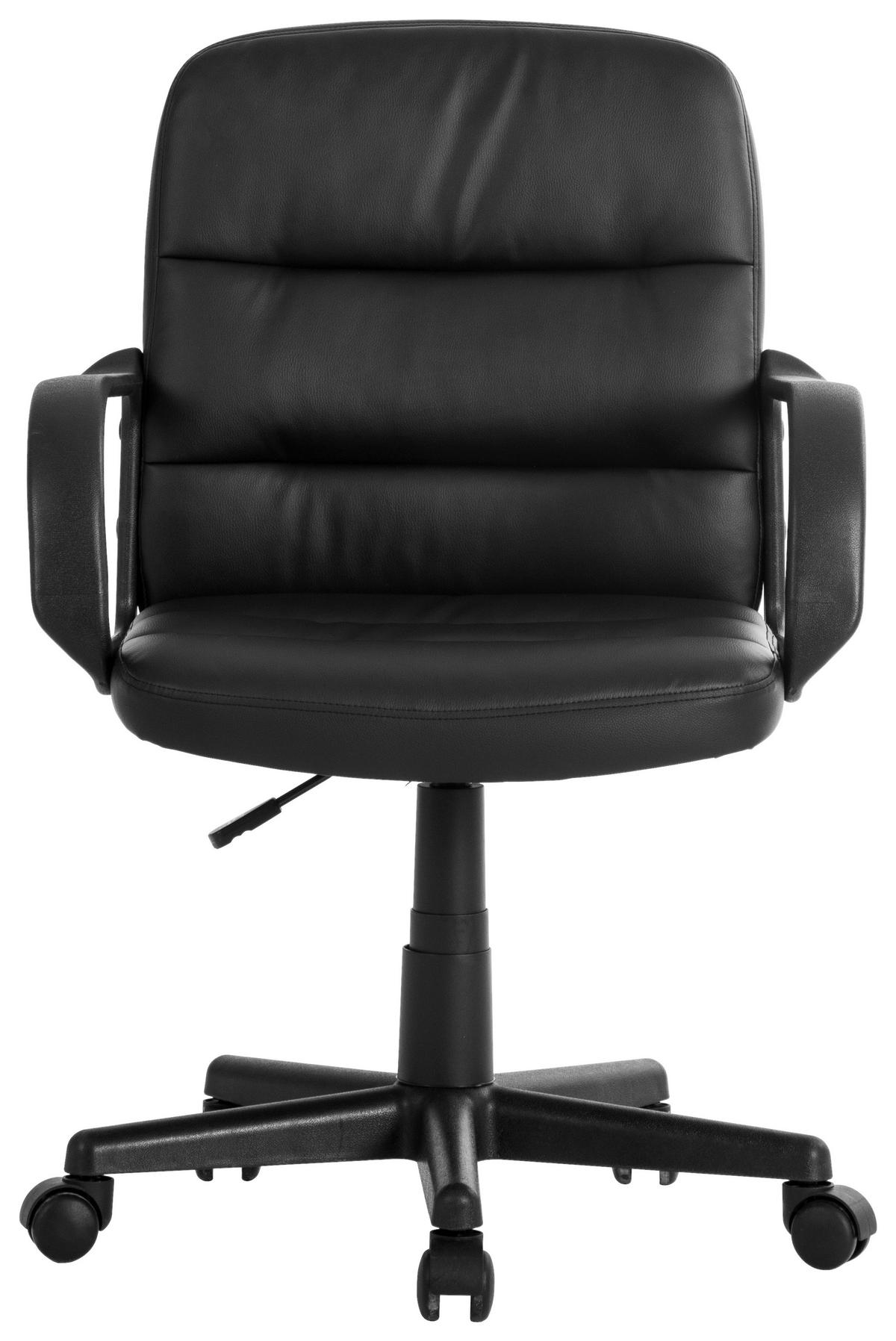 Forgószék Nobi 3 - fekete/ezüstszínű, Modern, műanyag/textil (63/99/59cm)