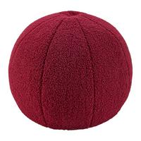 TABURETKA „PUFF“ TED - tmavočervená, textil (45cm) - Mömax