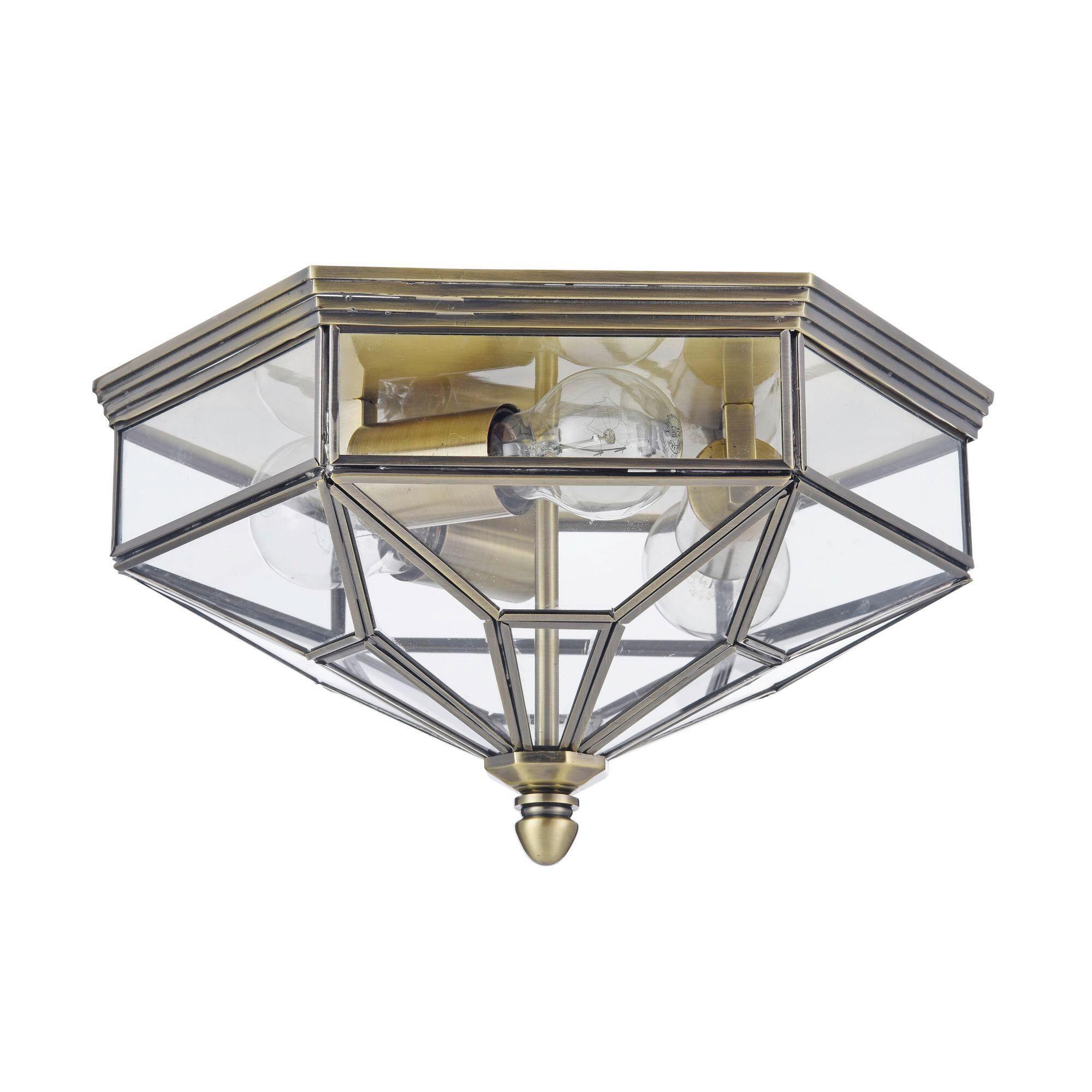 Deckenleuchte Zeil - Transparent/Bronzefarben, Trend, Metall (35.2/19.2cm) - MAYTONI