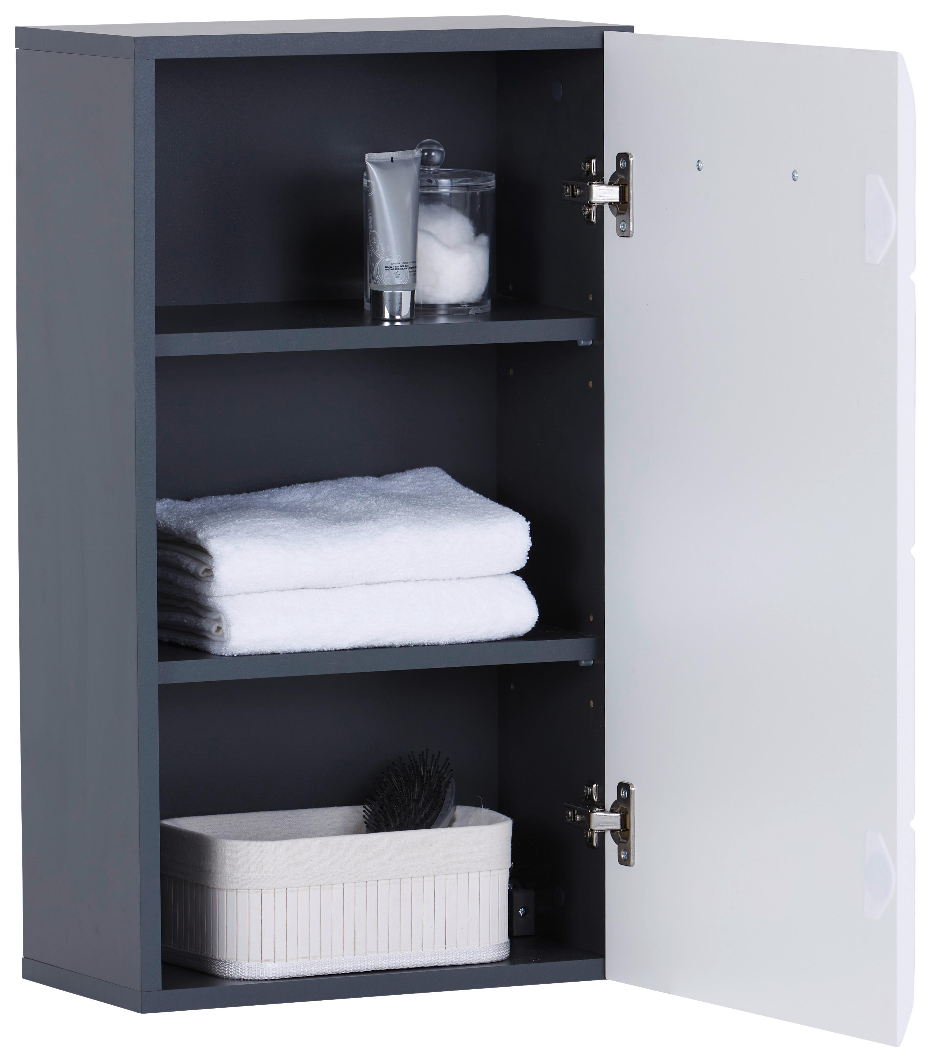 Hängeschrank Pearl New Snol 118 - Anthrazit/Weiß, KONVENTIONELL, Holzwerkstoff (40/70/22,6cm)