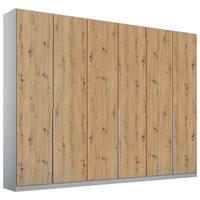 Drehtürenschrank 271 cm Alabama Extra Hellgrau - Hellgrau/Eiche Artisan, MODERN, Holzwerkstoff (271/229/54cm)