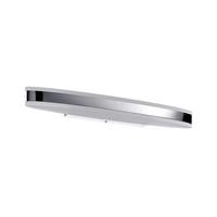 Led-wandleuchte Ip44 1-flammig Weiß/chromfarben - Chromfarben/Weiß, Basics, Metall (50/4,5cm) - Paulmann