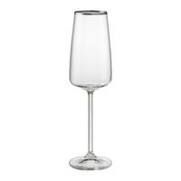 SKLENICE NA SEKT 1975 - PLATIN - čiré, Romantický / Rustikální, sklo (0,21l)