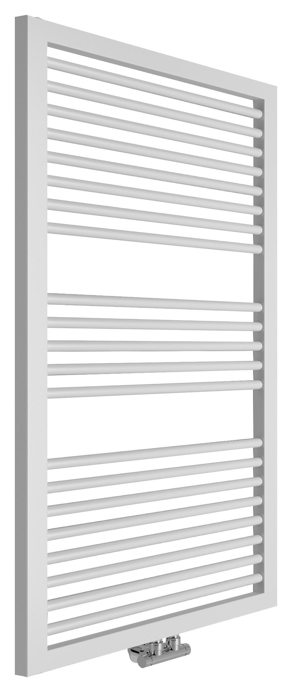 Badheizkörper Rimini R122 - Weiß, MODERN, Metall (60/122,8/3cm)