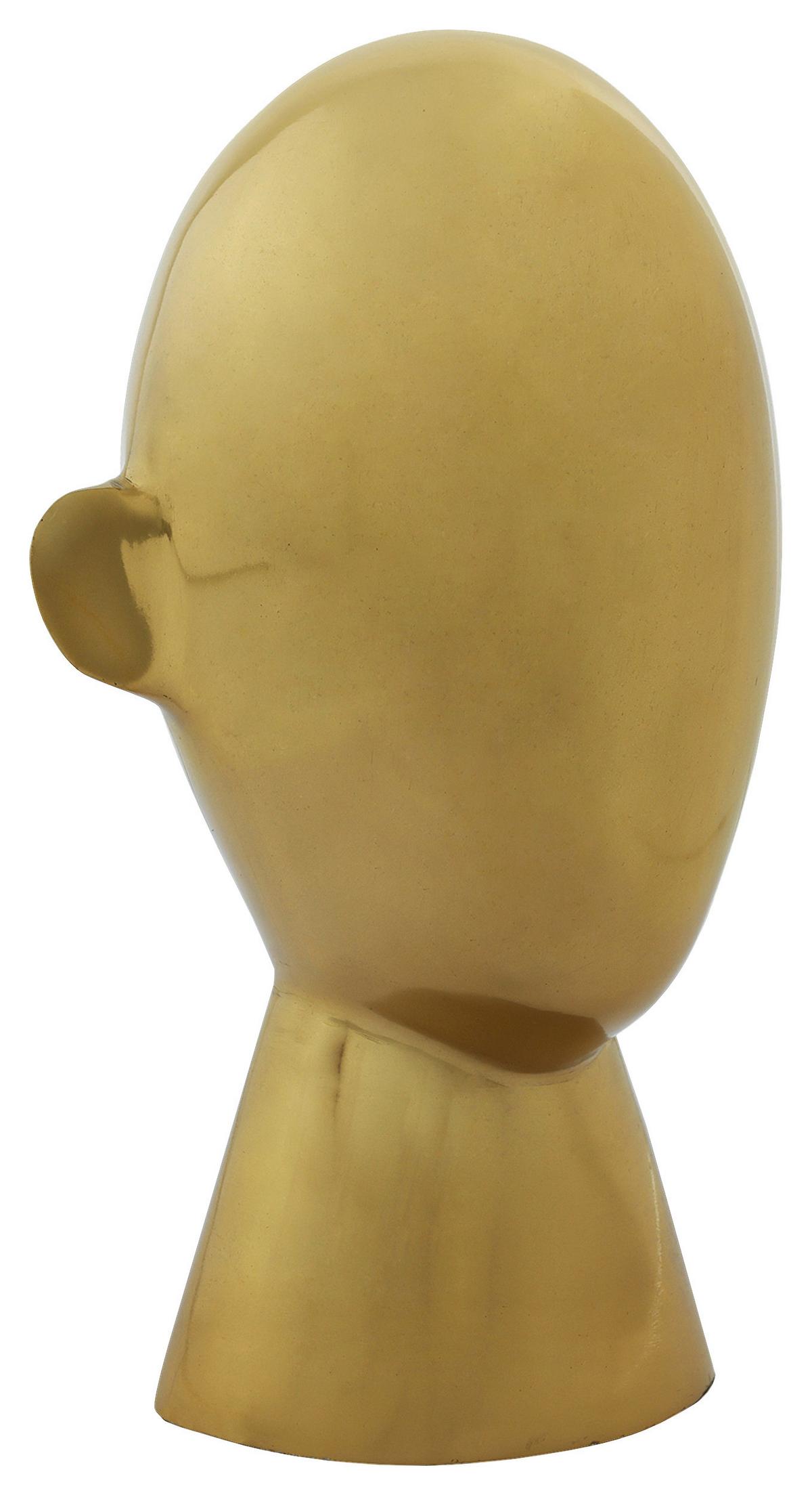 Skulptur Phantom Goldfarben, 11x22 cm - Goldfarben, Trend, Metall (11/22/14cm) - Kayoom