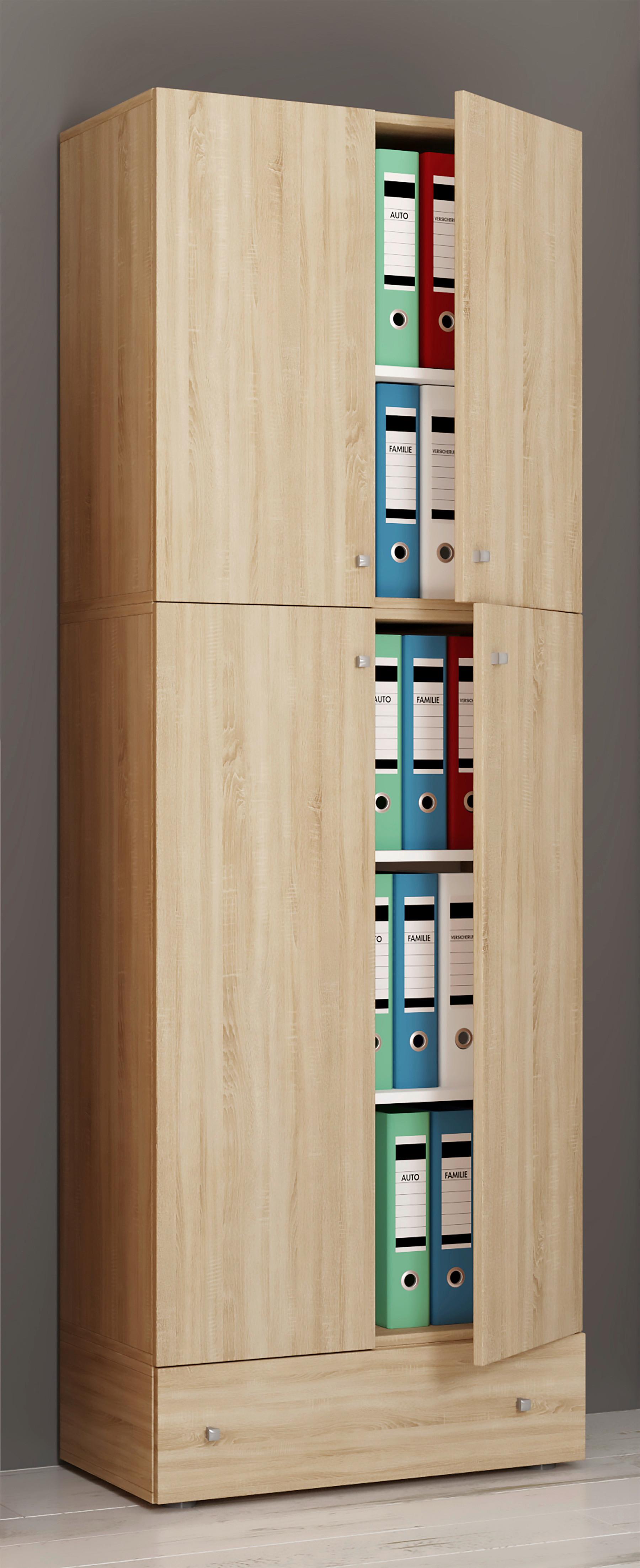 Aktenschrank Lona Sonoma Eiche B: 70 cm - Sonoma Eiche, MODERN, Holzwerkstoff (70/200/39cm) - MID.YOU