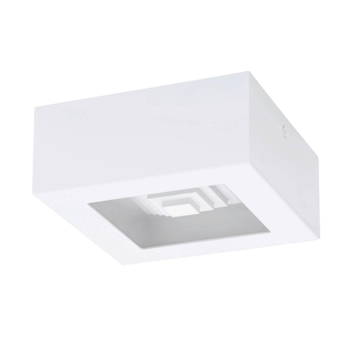 Wandleuchte 96791* Ferreros - Weiß, KONVENTIONELL, Kunststoff/Metall (14/14/6cm) - Eglo