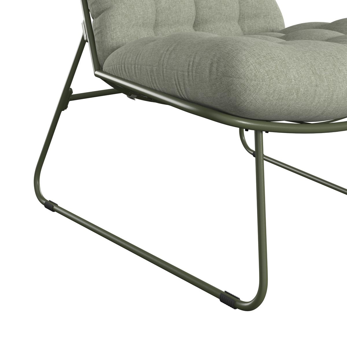 SADA NA BALKON ARMY - zelená, Moderní, kov/textil (100/80,5/83cm) - Mömax