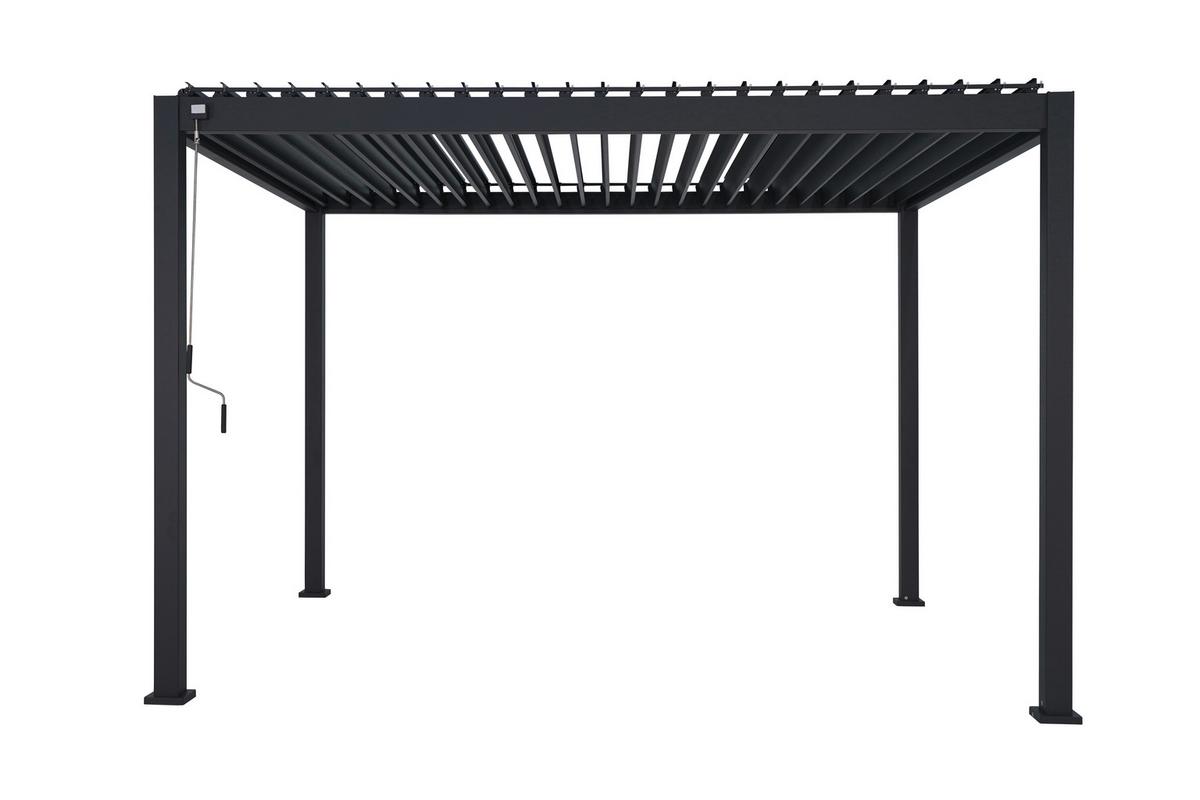 Pergola PERGOLA BASIC 300X360CM - antracitová, Basics, kov (360/240/300cm) - Gardenson